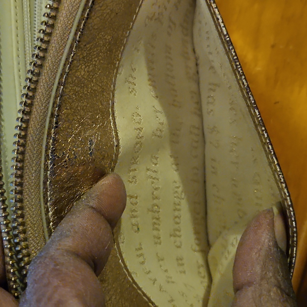 Kate Spade Metallic Gold Wallet - Picture 8 of 8